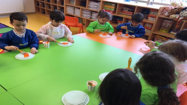Beykent Okyanus Koleji Okul Öncesi Balıklar Grubu Öğrencileri Sanat Etkinliğinde
