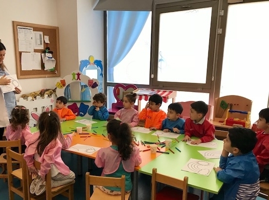 Beykent Okyanus Koleji Okul Öncesi Çiçekler Grubu Öğrencileri Sanat Etkinliğinde