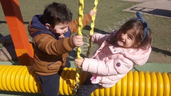 Beykent Okyanus Koleji Okul Öncesi Çiçekler Sınıfı Bahçe Etkinliğinde