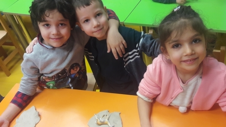 Beykent Okyanus Koleji Okul Öncesi Gökkuşağı Grubu Fen ve Doğa Dersinde