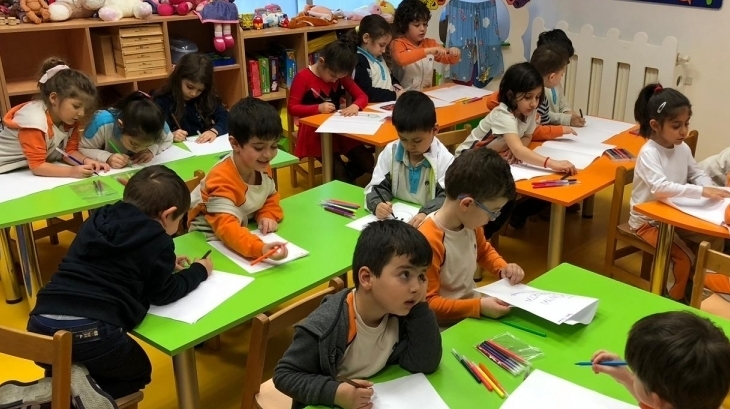 Beykent Okyanus Koleji Okul Öncesi Gökkuşağı Grubu Drama Dersinde