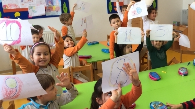Beykent Okyanus Koleji Güneş Grubu Matematik Etkinliğinde.