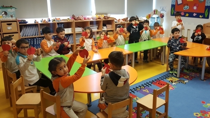 Beykent Okyanus Koleji Okul Öncesi Güneş  Grubu Öğrencileri Fen ve Doğa Etkinliğinde