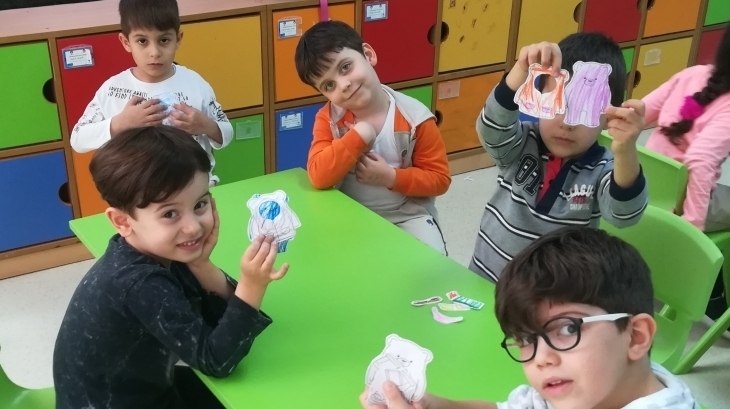 Beylikdüzü Okul Öncesi Gezegenler Grubu İngilizce Dersinde