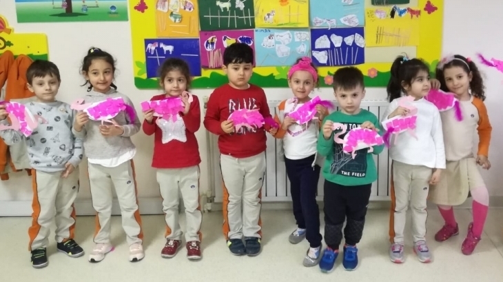 Beylikdüzü Okul Öncesi Güneş Grubu İngilizce Etkinliğinde