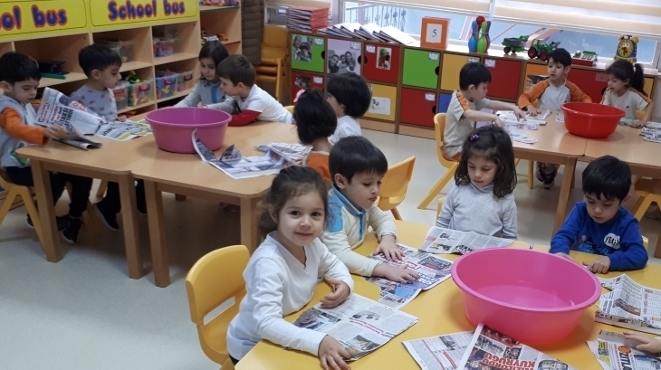 Beylikdüzü Okul Öncesi  Kuşlar Sınıfı Fen Doğa   Dersinde