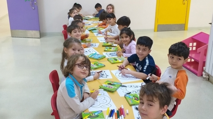Beylikdüzü Okul Öncesi Yıldızlar Grubu Bu Hafta sanat etkinliği yapıyor