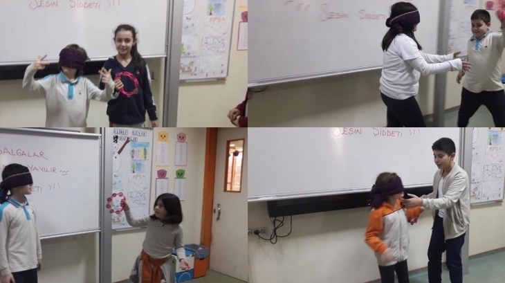 Beylikdüzü Okyanus Koleji 3.Sınıflar Zümresi ''Sesin Titreşimi Etkinliği''
