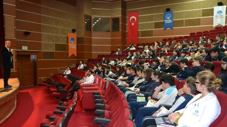Beylikdüzü Okyanus Koleji Türkçe Zümresi Yazarla Söyleşi Etkinliği Düzenledi