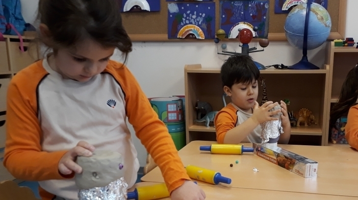 Bornova Kampüsü Okul Öncesi Balıklar ve Kuşlar Grubu Öğrencilerimiz Proje Dersinde