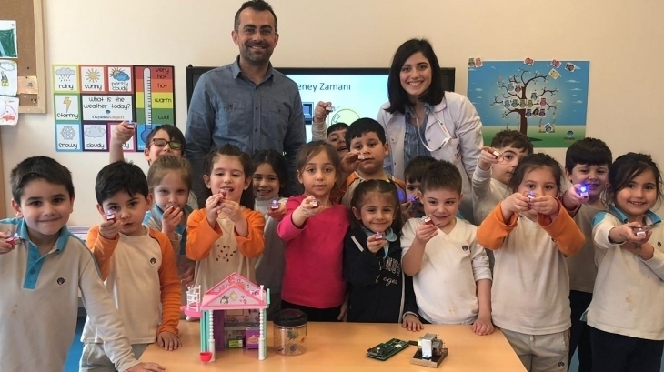 Bornova Okyanus Koleji Okul Öncesi Gökkuşağı Grubu Veli Katılımı Etkinliğinde