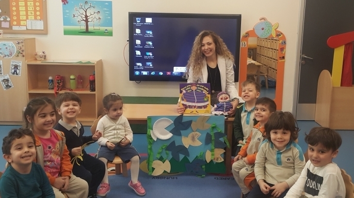 Bornova Okyanus Kolejinin En Küçükleri Denizyıldızları Grubu Bilingual Derslerinde