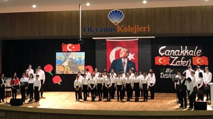 Çanakkale Şehitleri 103. Yılında İncek Okyanus Koleji'nde Anıldı !