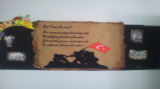 Çanakkale Zaferi ve Şehitleri Anma Panosu