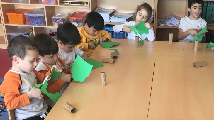 Çekmeköy Okul Öncesi Yıldızlar Grubu Sanat Etkinliğinde