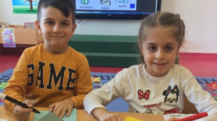 Çekmeköy Okyanus Koleji Gökkuşağı Grubu Öğrencileri Bütünleştirilmiş  Türkçe- Sanat Etkinliğinde