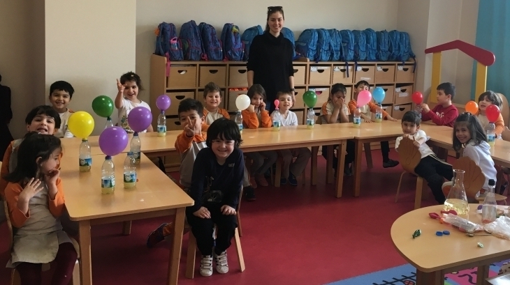 Çekmeköy Okyanus Koleji Gökkuşağı Grubu Aile Katılım Etkinliğinde
