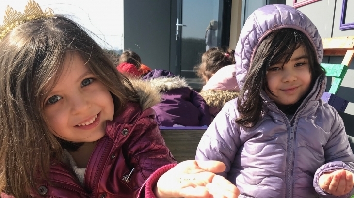 Çekmeköy Okyanus Koleji, Okul Öncesi Çiçekler Grubu Türkçe Etkinliği Dersinde