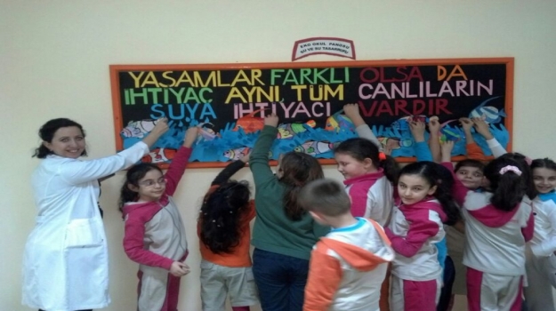 Beylikdüzü Okyanuslular Eko Okul Panosunu Yeniledi