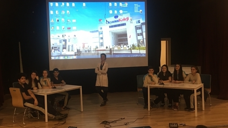 Eryaman Okyanus Koleji 8-A ve 8-B Şubeleri Quiz Show İle Eğlendiler!