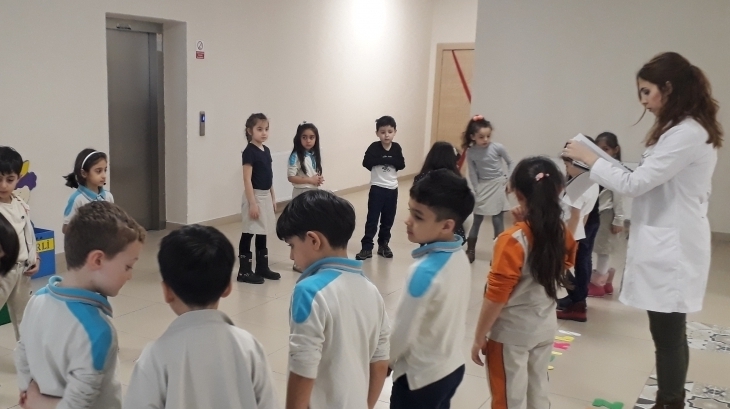 Eryaman Okyanus Koleji İlkokul Kademesi Öğrencileri Koridor Etkinliğinde