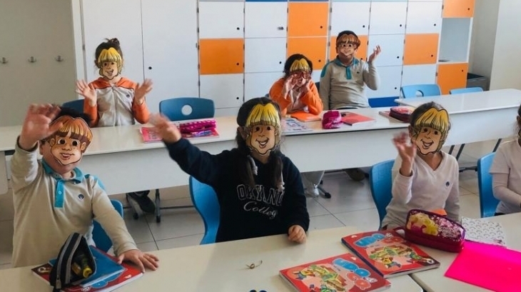 Eryaman Okyanus Koleji Öğrencileri Almanca Dil Kulübü Dersinde