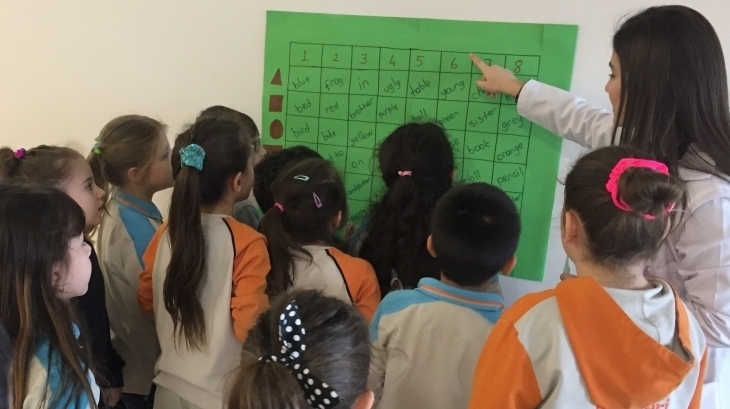 Eryaman Okyanus Koleji Öğrencileri İngilizce Koridor Etkinliğinde