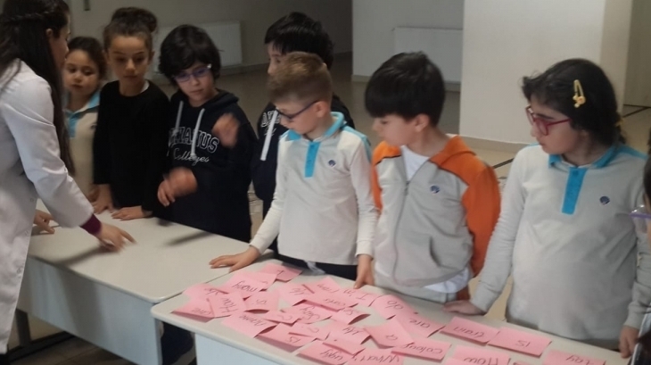 Eryaman Okyanus Koleji Öğrencileri İngilizce Koridor Etkinliğinde