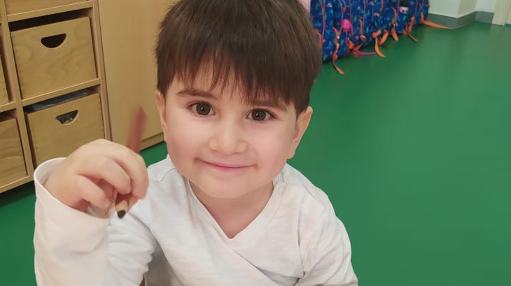 Eryaman Okyanus Koleji Okul Öncesi Bölümü Yağmur Grubu Öğrencileri Minik Tema Kapmasında Etkinlik Yapıyor