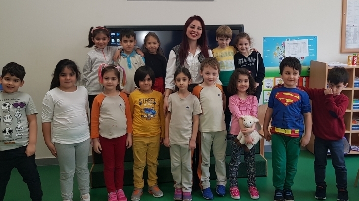 Eryaman Okyanus Koleji Okul Öncesi Kademesi Yıldızlar Grubu "İlkokul Rehberimle Tanışıyorum" Projesi Kapsamında