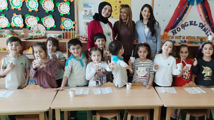 Eryaman Okyanus Koleji Okul Öncesi Kademesi Yıldızlar Sınıfı Öğrencileri Aile Katılımı Etkinliğindeler