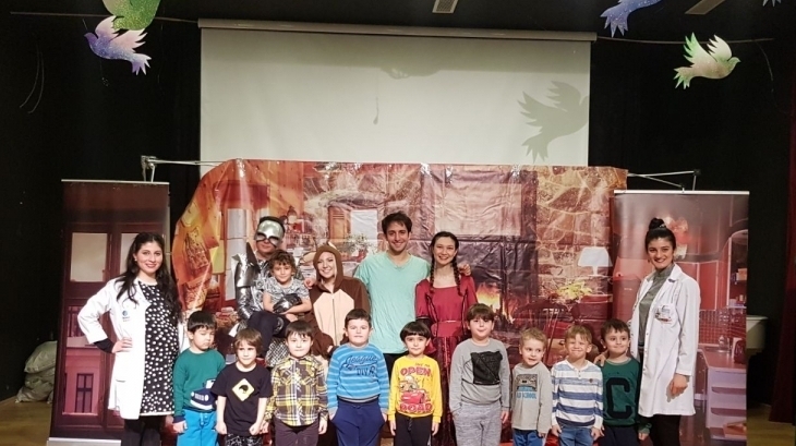 Eryaman Okyanus Koleji Okul Öncesi Kademesinde İngilizce Tiyatro Heyecanı Yaşandı