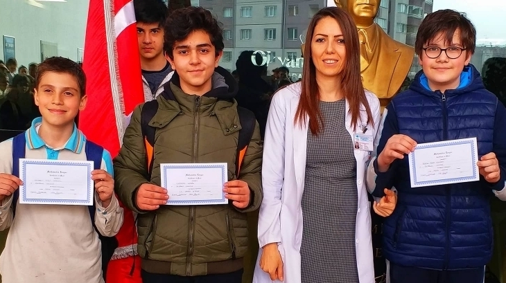 Eryaman Okyanus Koleji Ortaokul Kademesinde "The Math League" Yarışması Kampüs Birincileri Belli Oldu