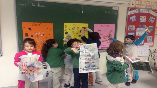 1. Sınıf Miniklerinin "Harf-Hece-Kelime" Etkinliği