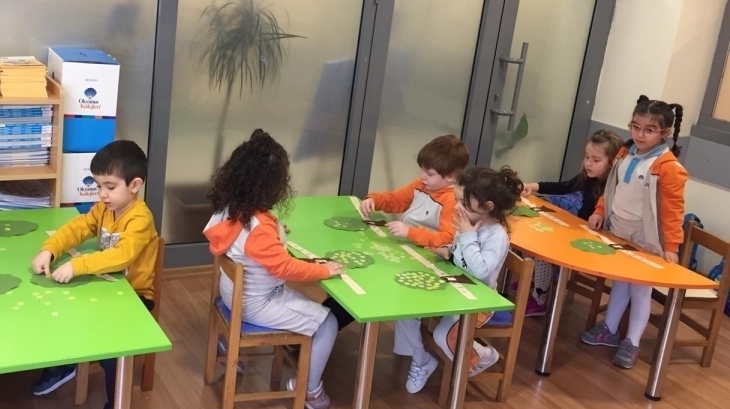 Fatih Okyanus Koleji İnciler Grubu Okuma Yazmaya Hazırlık Dersinde