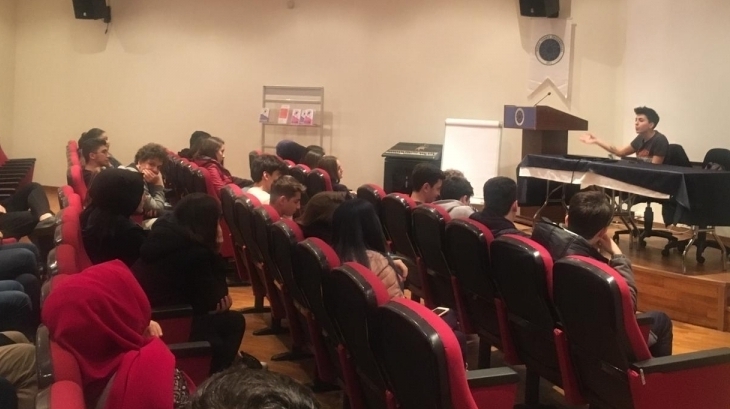 Fatih Okyanus Koleji Mühendislik ve Mimarlık Kariyer Kulübü Öğrencileri Yıldız Teknik Üniversitesi Bölüm Tanıtımı Etkinliğinde