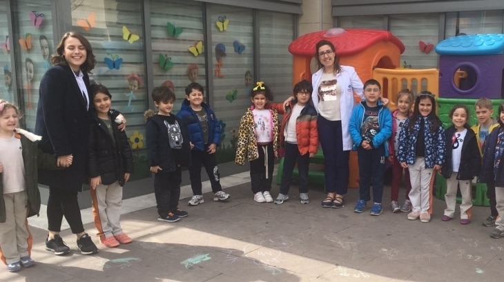Fatih Okyanus Koleji Okul Öncesi Bulutlar Grubu Bilingual Dersinde