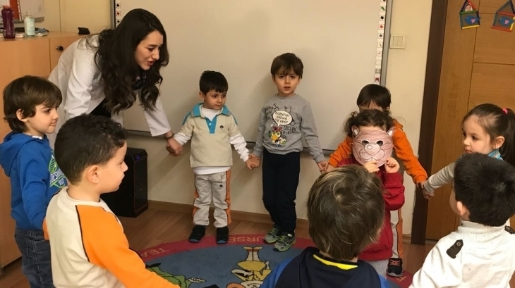 Fatih Okyanus Koleji Okul Öncesi  Kuşlar Grubu Drama Dersinde