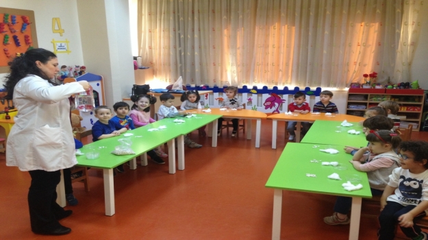 Güneşli  Okyanus Koleji  Okul Öncesi  Rüzgar  Grubu  Fasulye Ekiyor