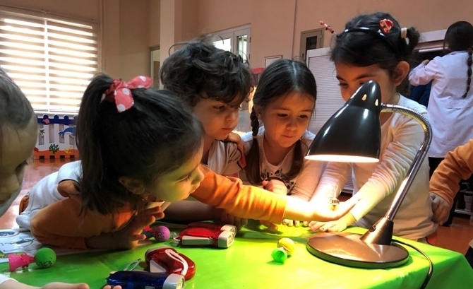 Güneşli Okyanus Koleji Okul Öncesi Öğrencileri Mad Scıence Atölye Programında