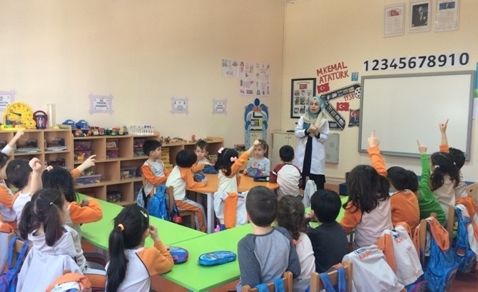 Güneşli Okyanus Koleji Okul Öncesi Gökkuşağı Grubu Bütünleştirilmiş Türkçe ve Sanat Etkinliğinde