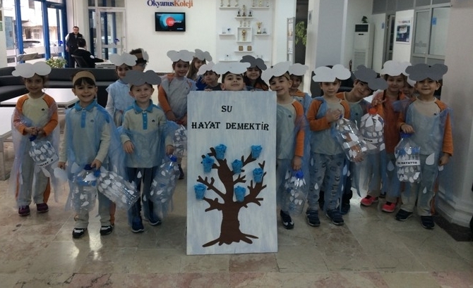 Güneşli Okyanus Koleji Okul Öncesi Öğrencileri Dünya Su Gününü Kutluyor