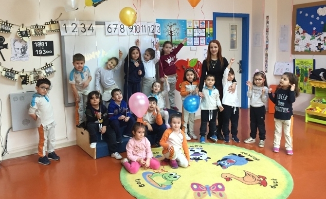 Güneşli Okyanus Koleji Okul Öncesi Gökkuşağı Grubu Aile Katılım Etkinliğinde