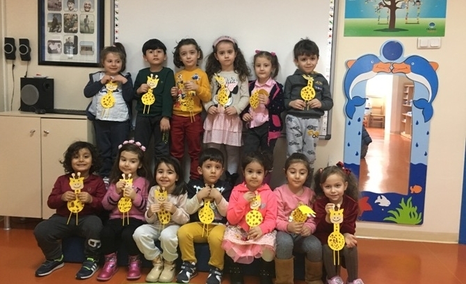 Güneşli Okyanus Koleji Okul Öncesi Balıklar Grubu Sanat  Etkinliğinde