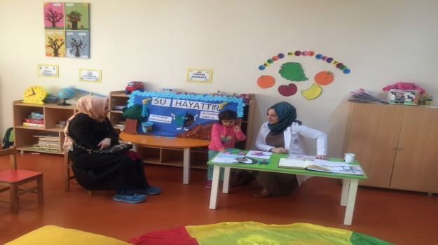Güneşli Okyanus Koleji Okul Öncesi Balıklar Grubu Portfolyo Etkinliğinde