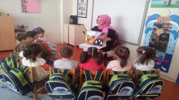 Güneşli Okyanus Koleji Okul Öncesi Balıklar Grubu Türkçe Dil Etkinliğinde