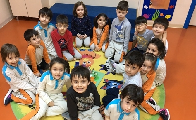 Güneşli Okyanus Koleji Okul Öncesi Gezegenler Grubu Oyun Etkinliğinde