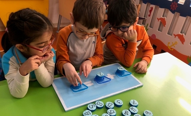 Güneşli Okyanus Koleji Okul Öncesi Gezegenler Grubu Okuma Yazmaya Hazırlık Dersinde