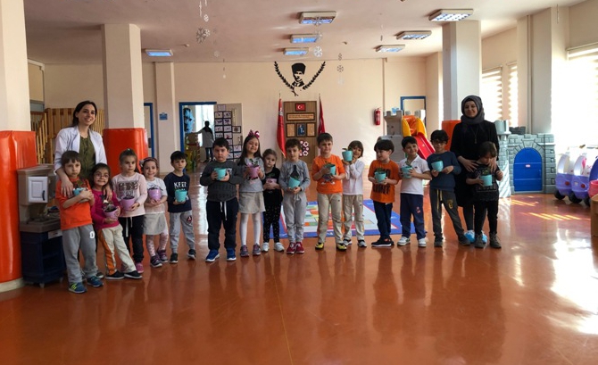 Güneşli Okyanus Koleji Okul Öncesi Gezegenler Grubu Aile Katılım Etkinliğinde