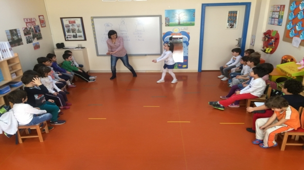 Güneşli Okyanus Koleji Okul Öncesi Gezegenler Grubu Drama Dersinde